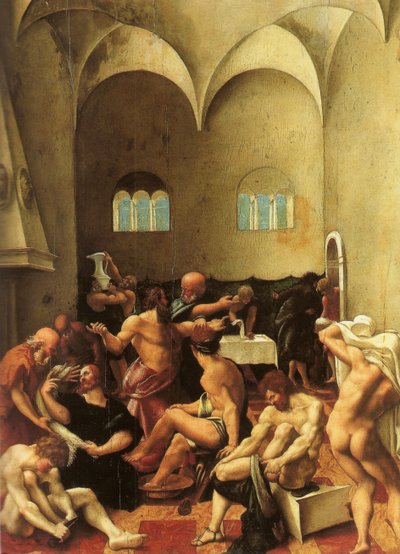 Die Fußwaschung von Girolamo del Pacchia